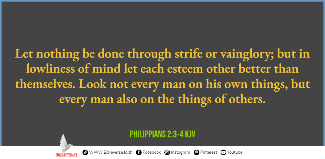 philippians 2 3 4 kjv bible verses about loneliness