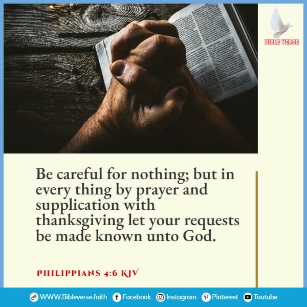 philippians 4 6 kjv bible verses about prayer