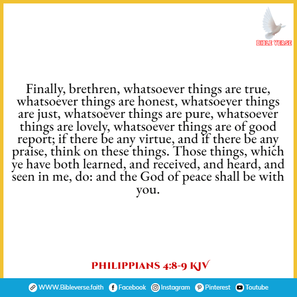 philippians 4 8 9 kjv bible verses on self control