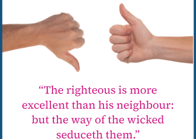 proverbs 12 26 kjv bible verses for choosing friends