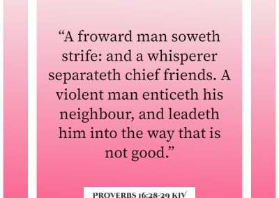 proverbs 16 28 29 kjv bible verses about bad friendships