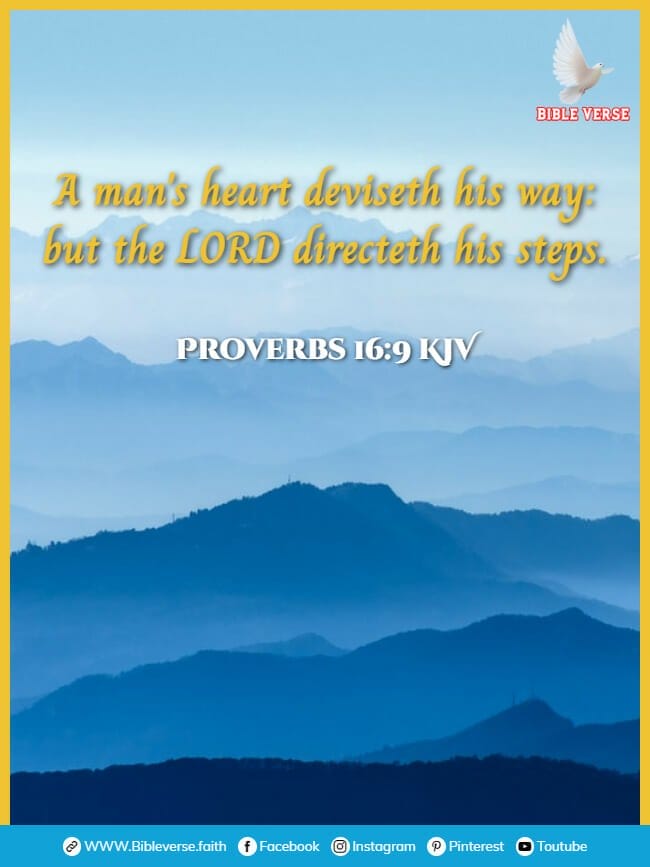 proverbs 16 9 kjv bible verses about time