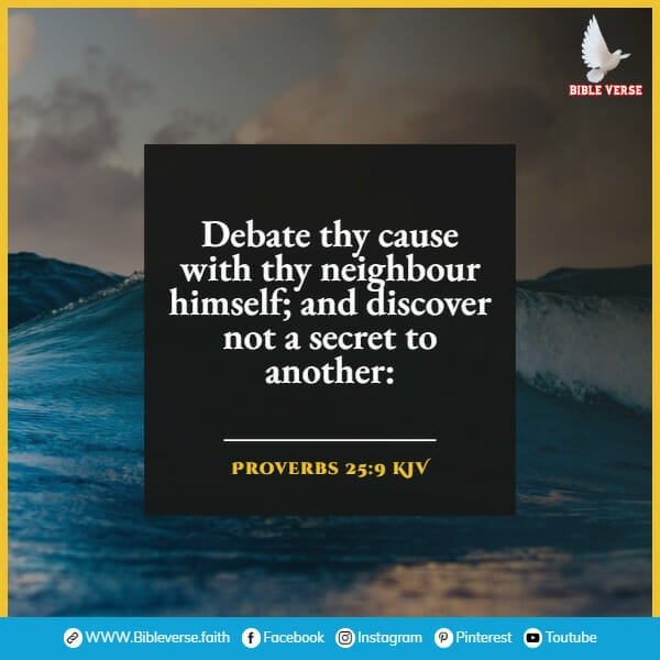 proverbs 25 9 kjv bible verses on gossip