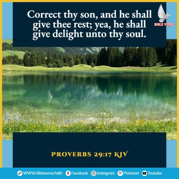 proverbs 29 17 kjv bible verses about discipline
