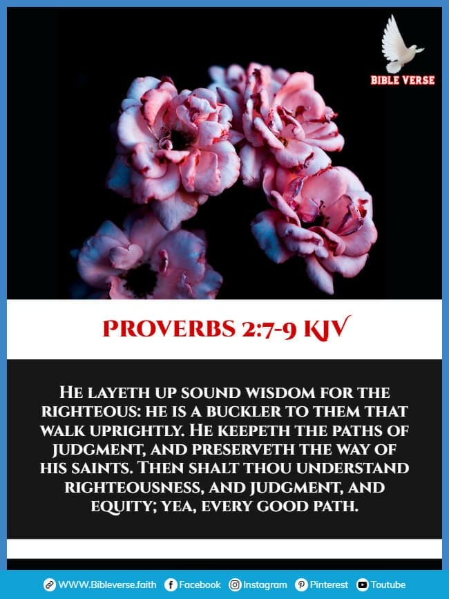 proverbs 2 7 9 kjv bible verses about letting go