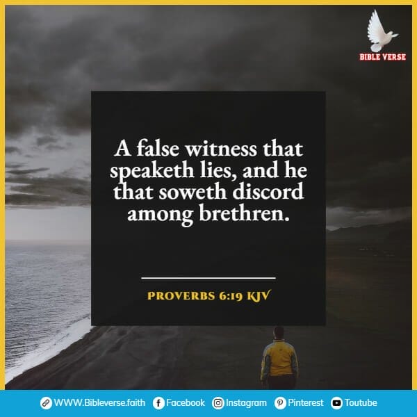 proverbs 6 19 kjv bible verses on gossip