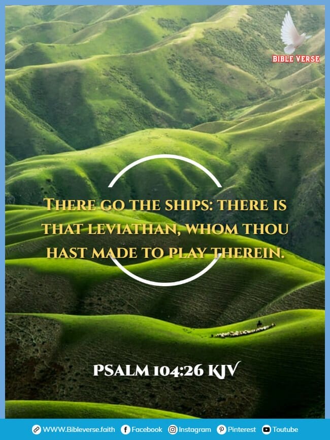 psalm 104 26 kjv animals in the bible verses