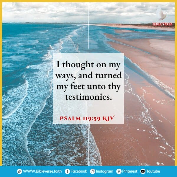 psalm 119 59 kjv bible verses about obedience