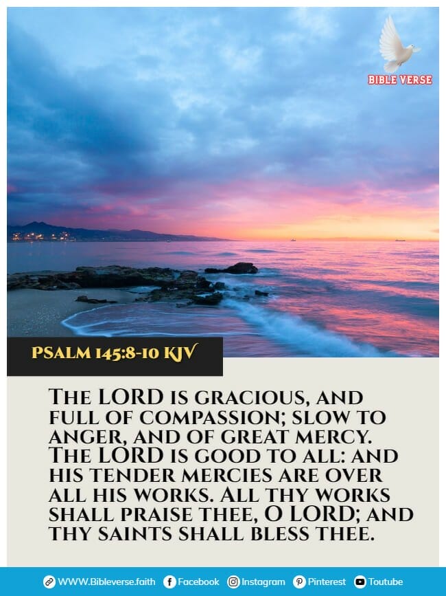 psalm 145 8 10 kjv animals in the bible verses
