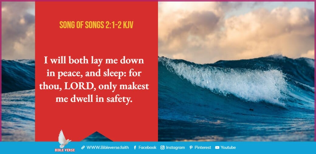 psalm 4 8 kjv bible verses about rest