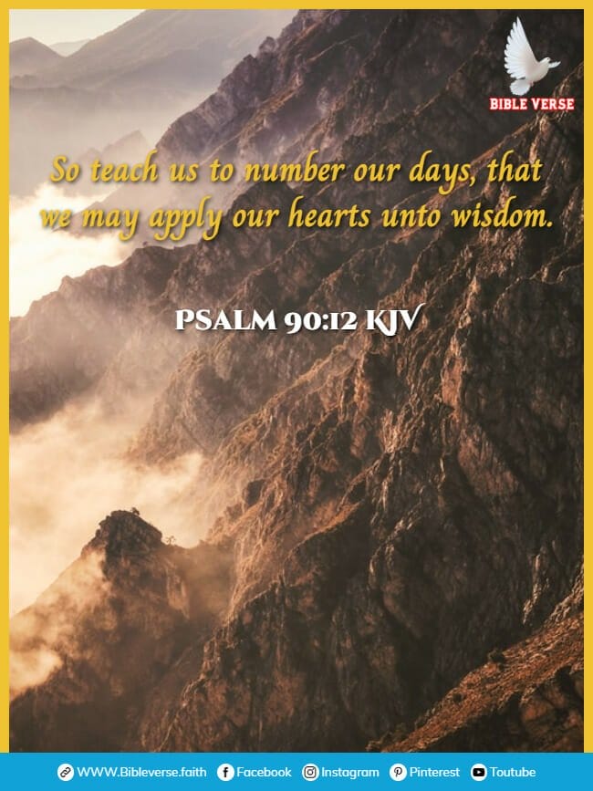 psalm 90 12 kjv bible verses about time