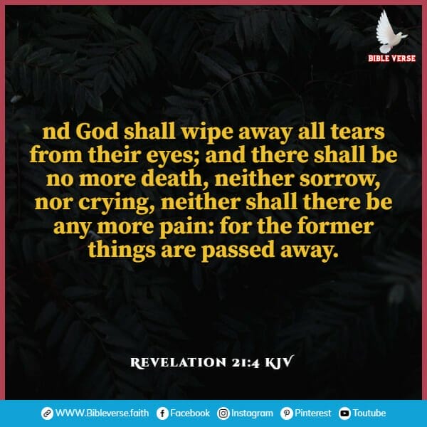 revelation 21 4 kjv bible verses about suffering
