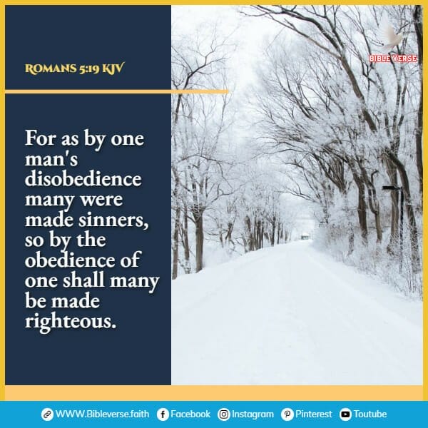 romans 5 19 kjv bible verses about obedience
