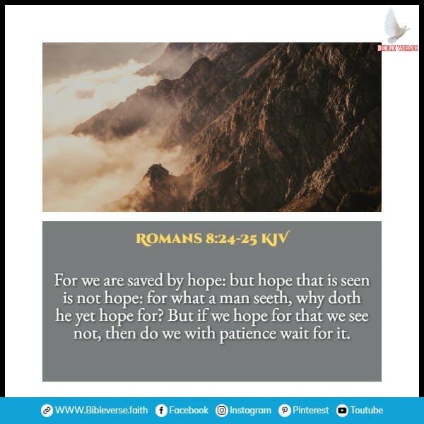 romans 8 24 25 kjv bible verses about hope in hard times