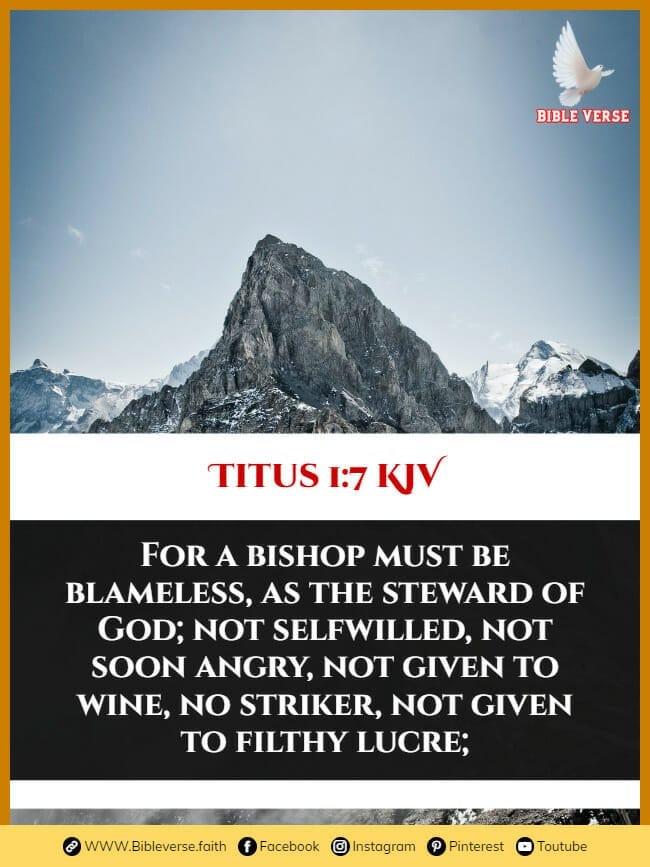 titus 1 7 kjv bible verses about integrity