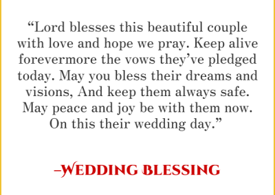 wedding blessing christian quotes about marriage