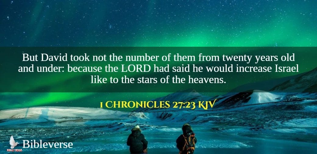 1 chronicles 27 23 kjv stars in bible verses images