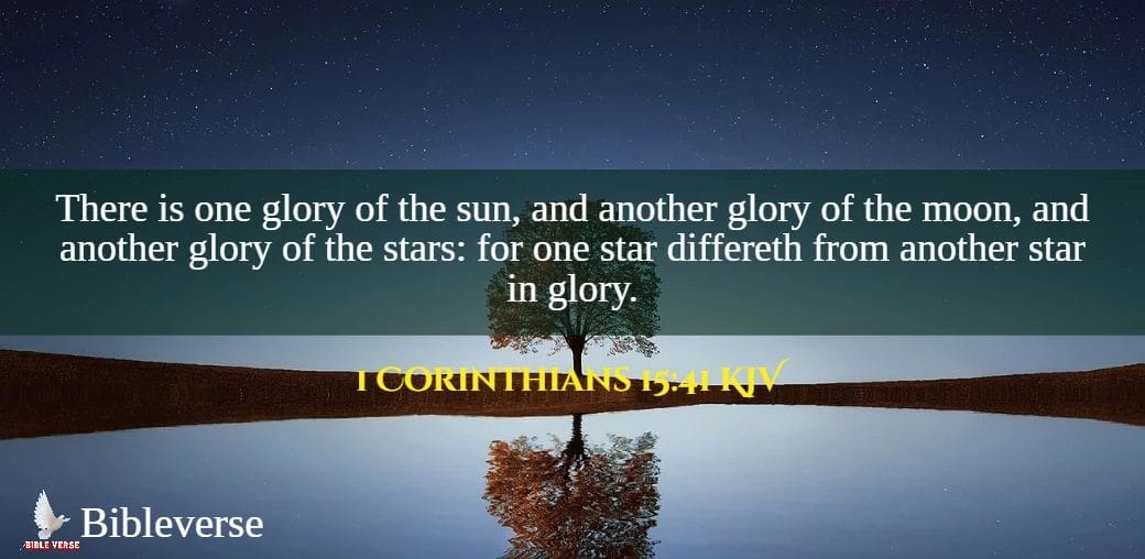 1 corinthians 15 41 kjv stars in bible verses images
