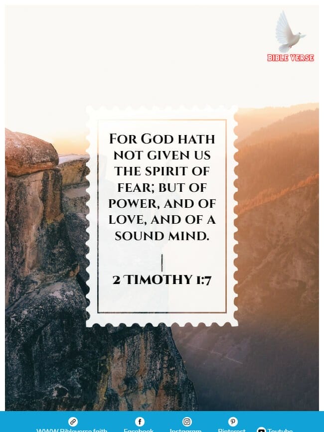 2 timothy 1 7 bible verses about doubting yourself