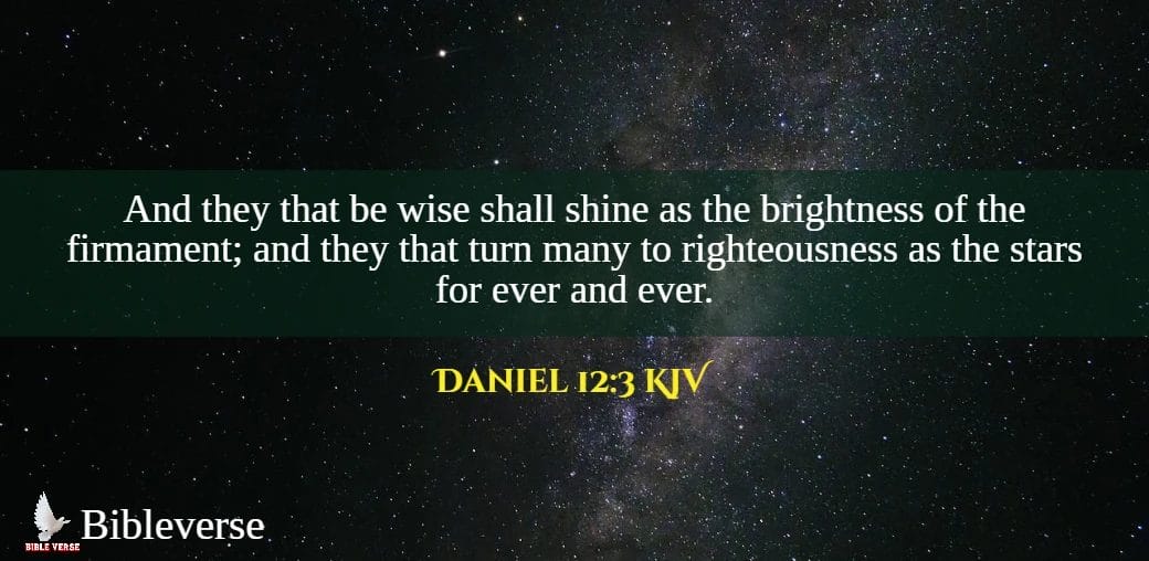 daniel 12 3 kjv stars in bible verses images
