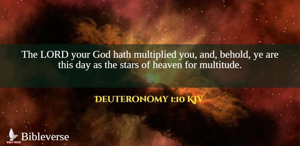 deuteronomy 1 10 kjv stars in bible verses images