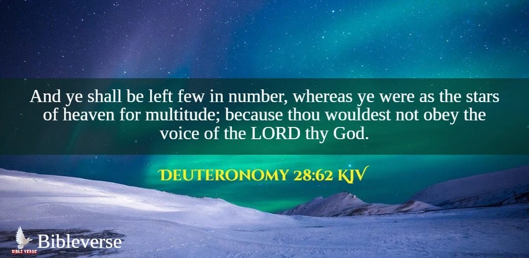 deuteronomy 28 62 kjv stars in bible verses images