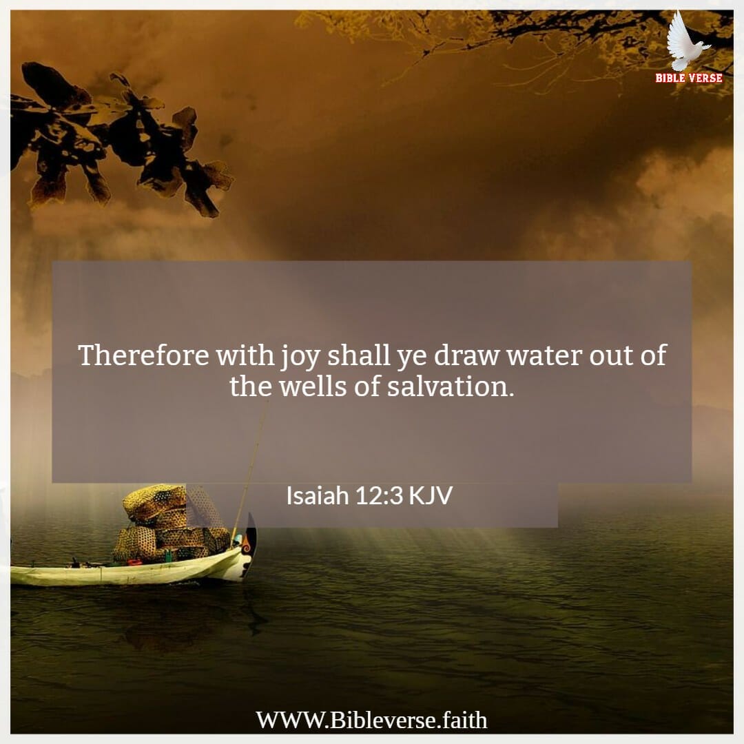 isaiah 12 3 kjv bible verses about water images