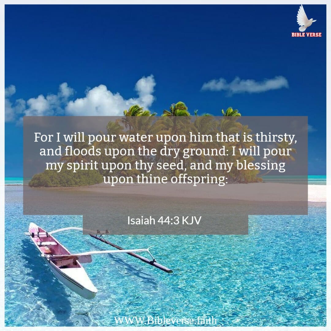 isaiah 44 3 kjv bible verses about water images