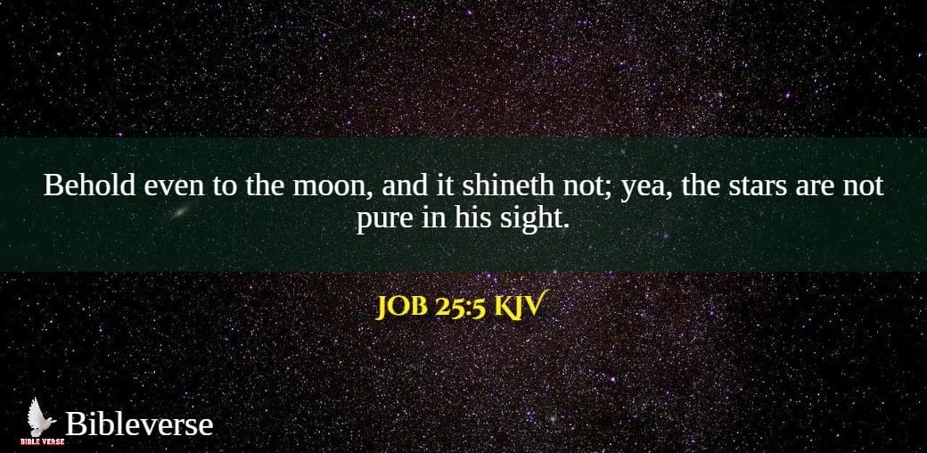 job 25 5 kjv stars in bible verses images