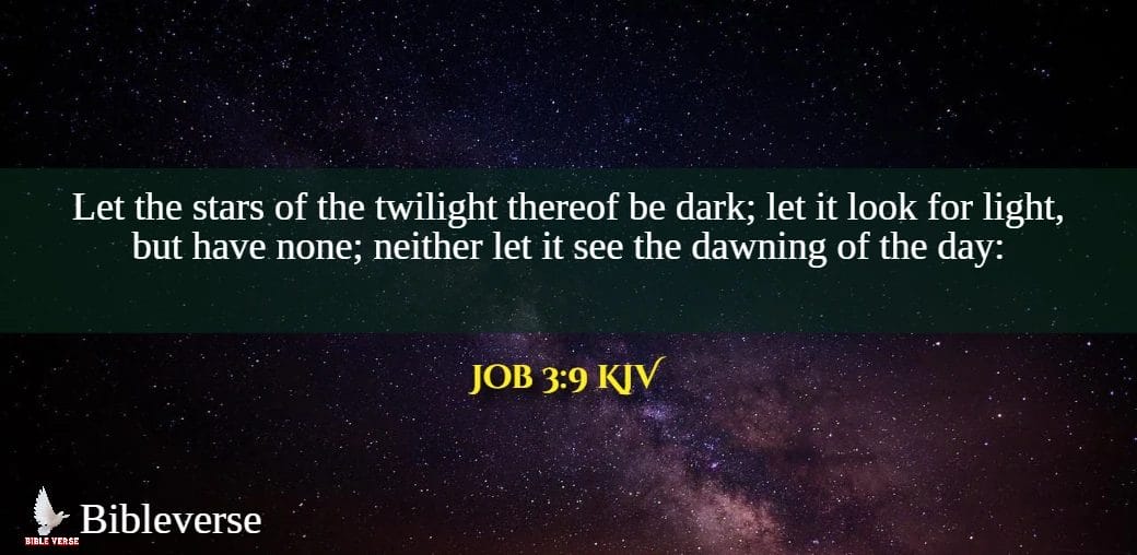 job 3 9 kjv stars in bible verses images