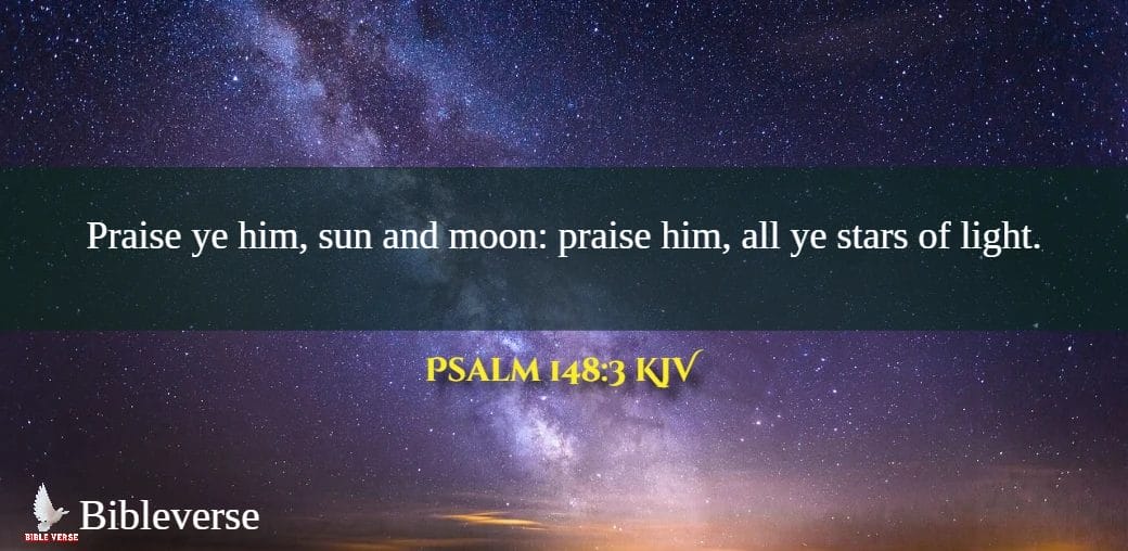 psalm 148 3 kjv stars in bible verses images
