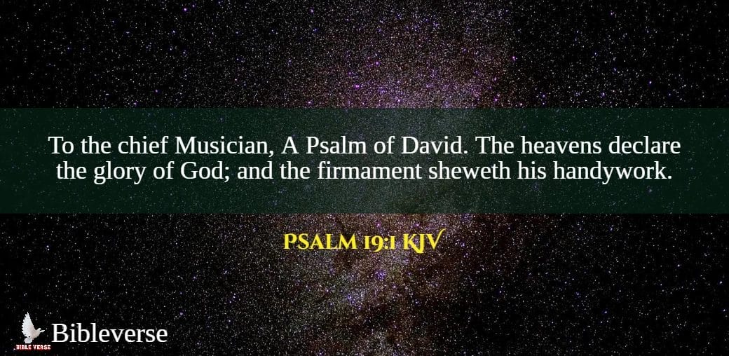 psalm 19 1 kjv stars in bible verses images