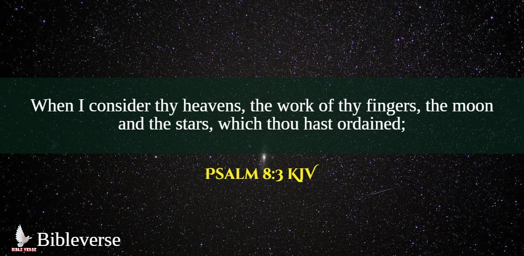 psalm 8 3 kjv stars in bible verses images