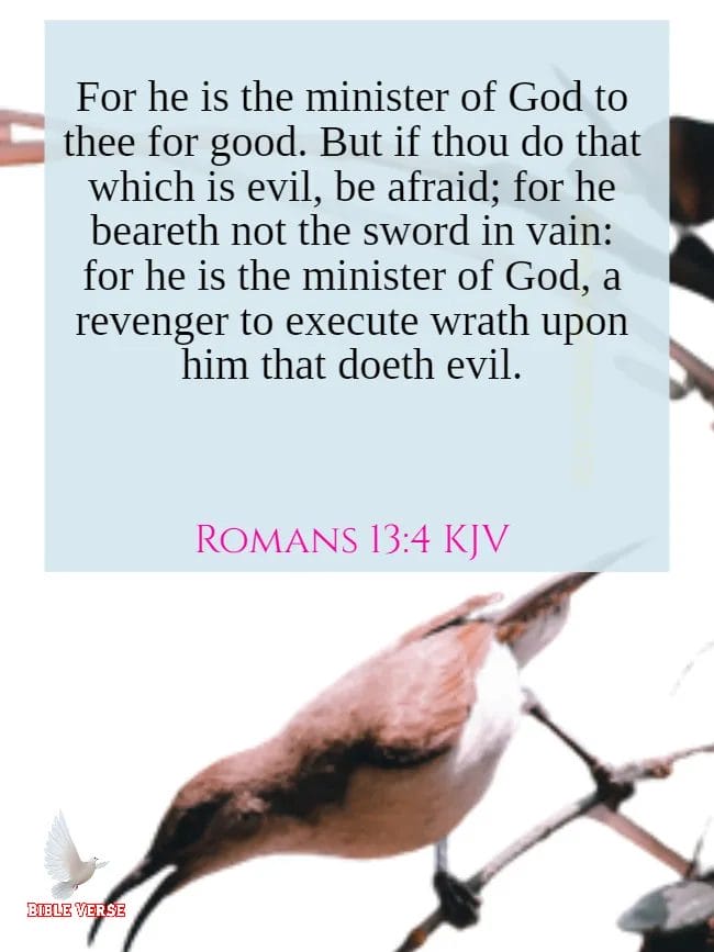 romans 13 4 kjv bible verses about revenge images