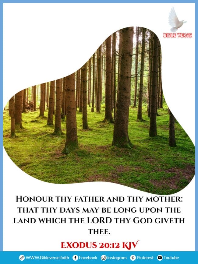 exodus 20 12 kjv bible verses about mothers and daughters