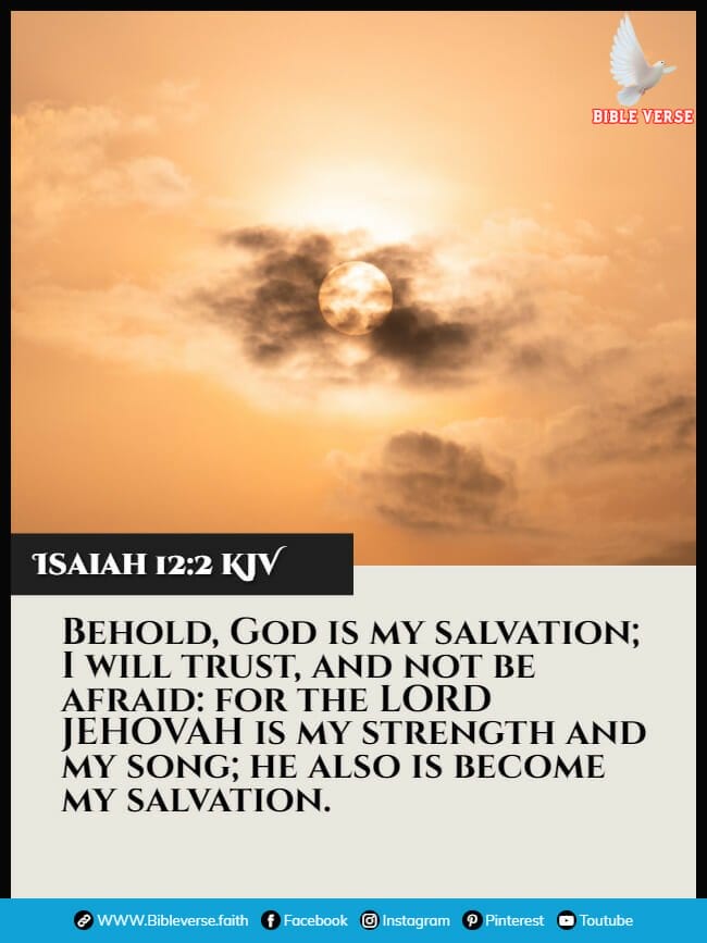 isaiah 12 2 kjv bible verses about inspiration images