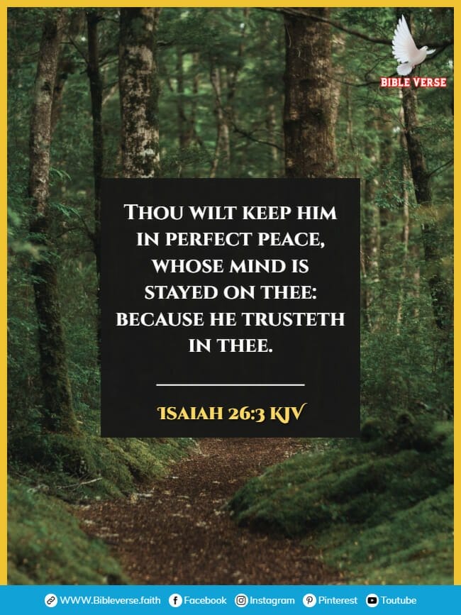isaiah 26 3 kjv bible verses about resting images
