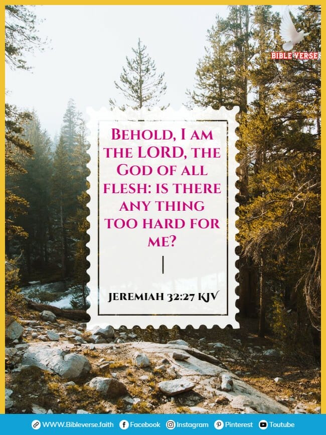 jeremiah 32 27 kjv bible verse for miracles