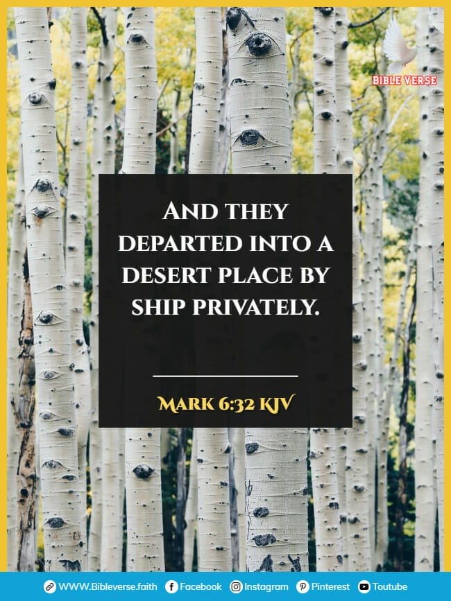 mark 6 32 kjv bible verses about resting images