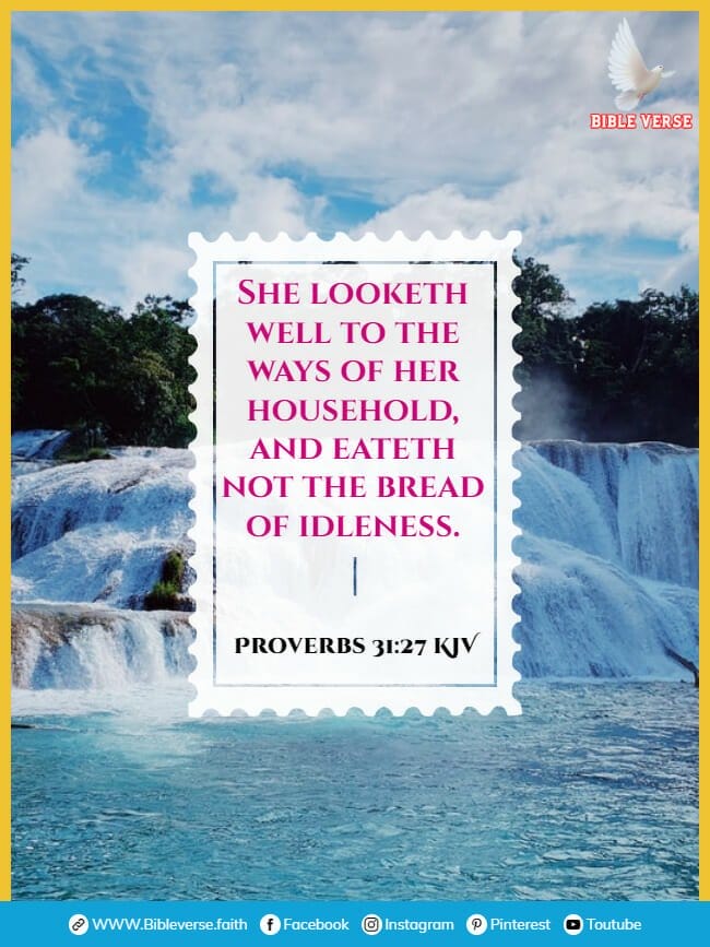 proverbs 31 27 kjv bible verses about mothers and daughters images