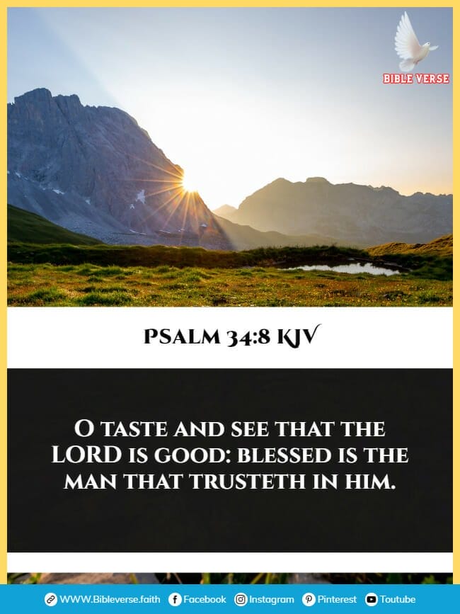 psalm 34 8 kjv bible verses about inspiration images
