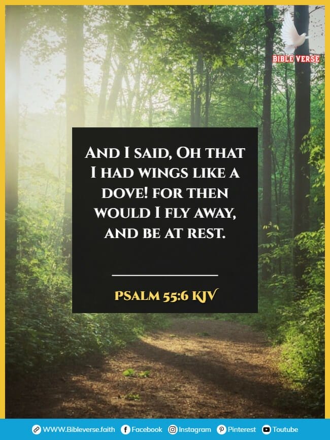 psalm 55 6 kjv bible verses about resting images