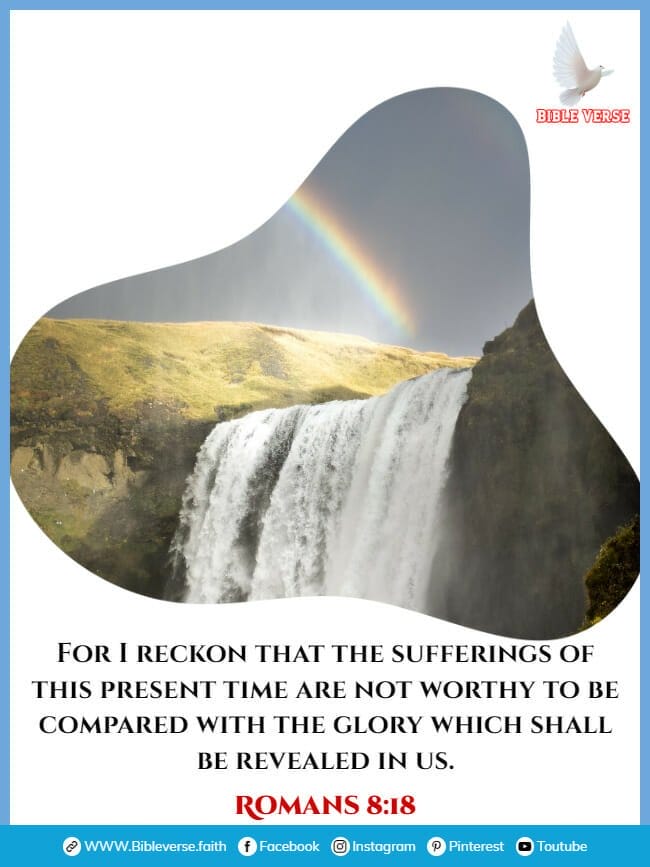 romans 8 18 bible verses about rainbows images