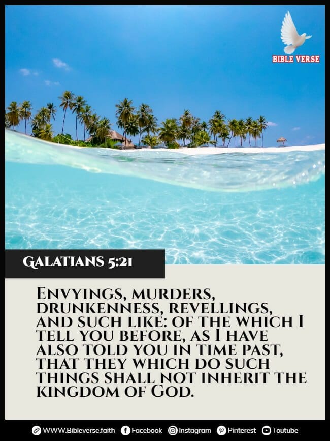 galatians 5 21 bible verses about alcohol and drugs