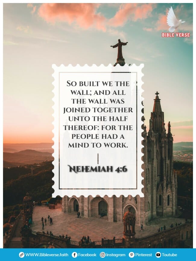 nehemiah 4 6 church anniversary bible verses
