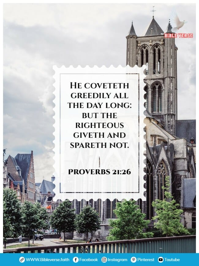 proverbs 21 26 bible verses about giving to the church