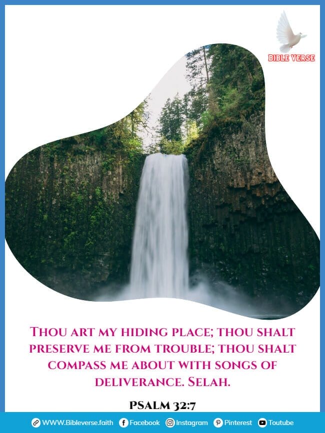 psalm 32 7 bible verses about protection from enemies images