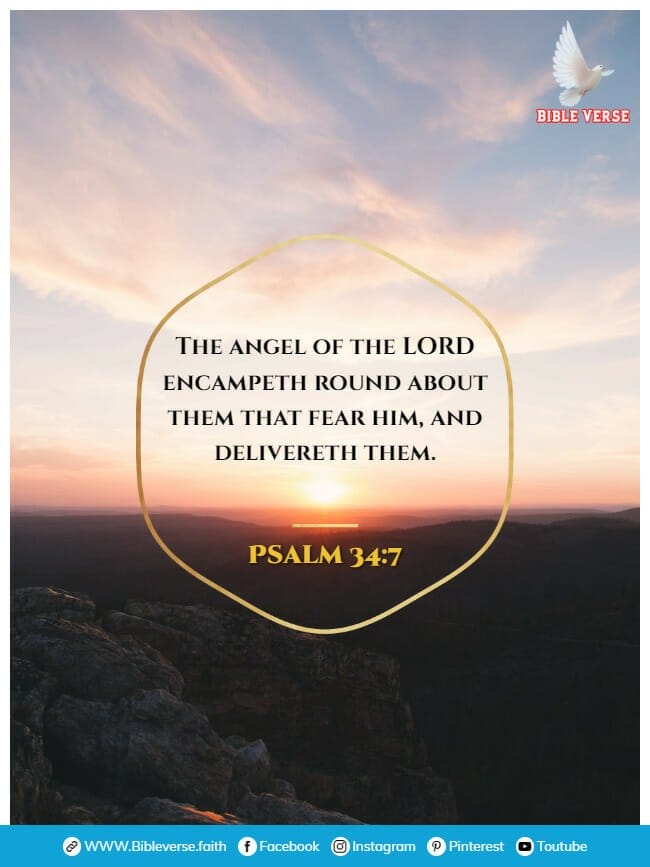 psalm 34 7 bible verses about protection from enemies images