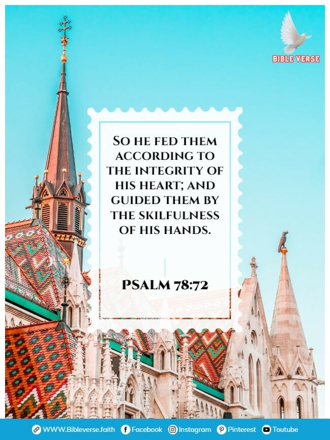 psalm 78 72 bible verses about leadership in the church