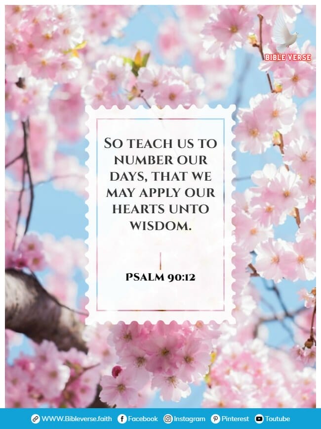 psalm 90 12 bible verses on grandparents for images